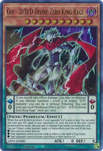 Go! - D/D/D Divine Zero King Rage (GFP2-EN080), Ghosts From the Past: The 2nd Haunting — Yu-Gi-Oh! card price