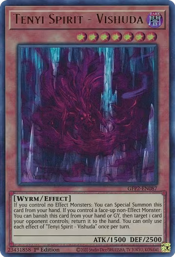 Tenyi Spirit - Vishuda (GFP2-EN087), Ghosts From the Past: The 2nd Haunting — Yu-Gi-Oh! card price