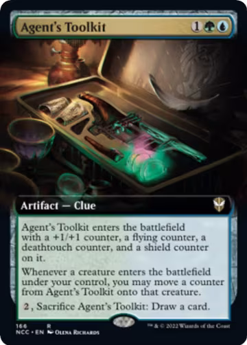 Agent's Toolkit (Extended Art) (166), Commander: Streets of New Capenna — Magic card price