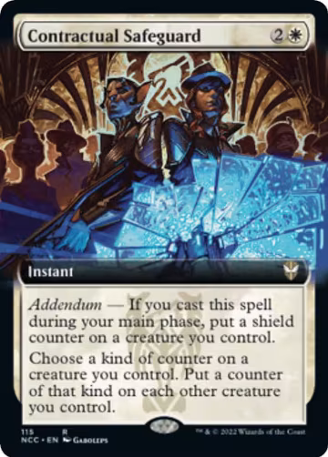 Contractual Safeguard (Extended Art) (115), Commander: Streets of New Capenna — Magic card price