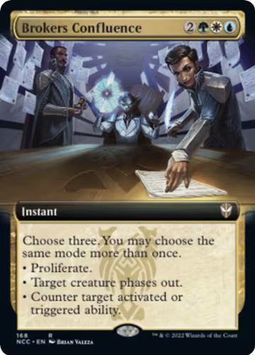 Brokers Confluence (Extended Art) (168), Commander: Streets of New Capenna — Magic card price