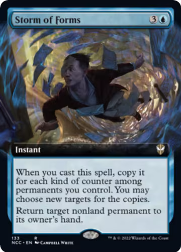 Storm of Forms (Extended Art) (133), Commander: Streets of New Capenna — Magic card price