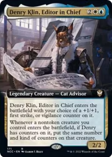 Denry Klin, Editor in Chief (Extended Art) (171), Commander: Streets of New Capenna — Magic card price