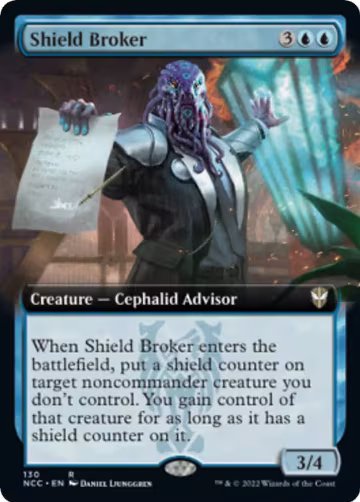 Shield Broker (Extended Art) (130), Commander: Streets of New Capenna — Magic card price