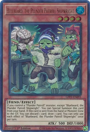 Bluebeard, the Plunder Patroll Shipwright (GFP2-EN093), Ghosts From the Past: The 2nd Haunting — Yu-Gi-Oh! card price