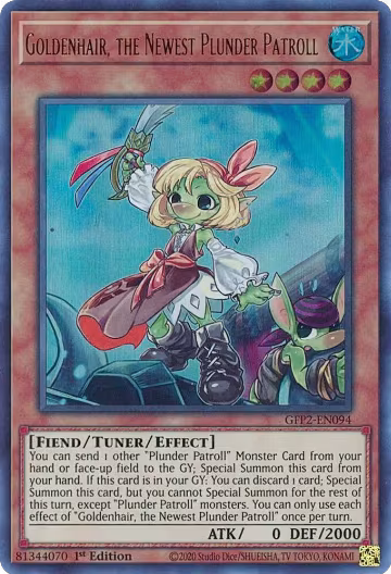 Goldenhair, the Newest Plunder Patroll (GFP2-EN094), Ghosts From the Past: The 2nd Haunting — Yu-Gi-Oh! card price