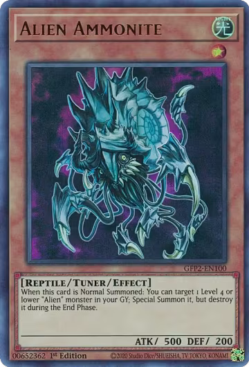 Alien Ammonite (GFP2-EN100), Ghosts From the Past: The 2nd Haunting — Yu-Gi-Oh! card price