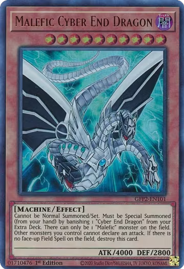 Malefic Cyber End Dragon (GFP2-EN101), Ghosts From the Past: The 2nd Haunting — Yu-Gi-Oh! card price