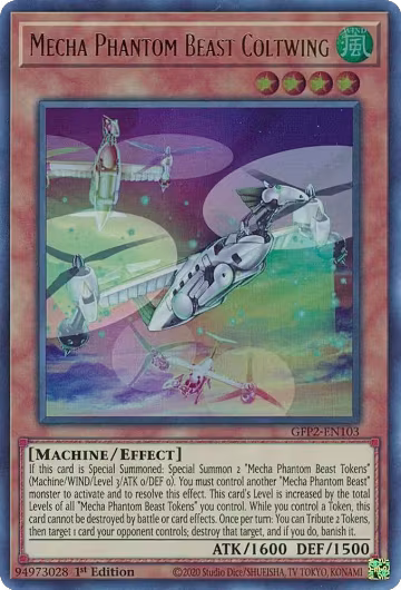 Mecha Phantom Beast Coltwing (GFP2-EN103), Ghosts From the Past: The 2nd Haunting — Yu-Gi-Oh! card price