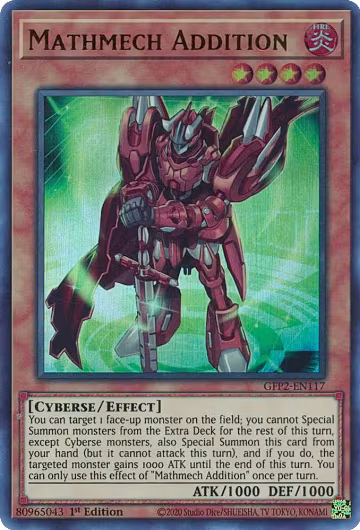 Mathmech Addition (GFP2-EN117), Ghosts From the Past: The 2nd Haunting — Yu-Gi-Oh! card price