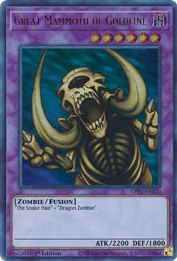 Great Mammoth of Goldfine (GFP2-EN120), Ghosts From the Past: The 2nd Haunting — Yu-Gi-Oh! card price