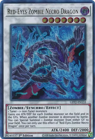Red-Eyes Zombie Necro Dragon (GFP2-EN133), Ghosts From the Past: The 2nd Haunting — Yu-Gi-Oh! card price