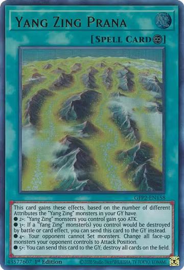 Yang Zing Prana (GFP2-EN158), Ghosts From the Past: The 2nd Haunting — Yu-Gi-Oh! card price