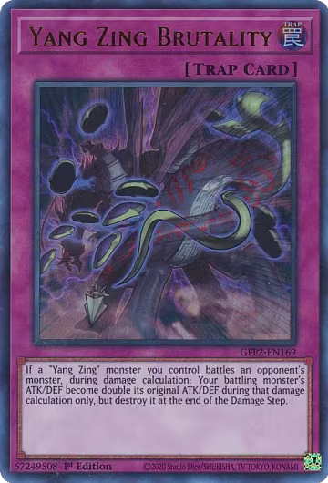 Yang Zing Brutality (GFP2-EN169), Ghosts From the Past: The 2nd Haunting — Yu-Gi-Oh! card price