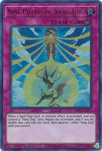 Nine Pillars of Yang Zing (GFP2-EN171), Ghosts From the Past: The 2nd Haunting — Yu-Gi-Oh! card price