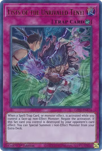 Fists of the Unrivaled Tenyi (GFP2-EN174), Ghosts From the Past: The 2nd Haunting — Yu-Gi-Oh! card price