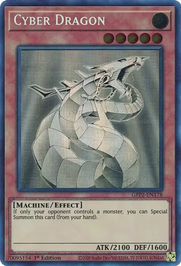 Cyber Dragon (Ghost Rare) (GFP2-EN178), Ghosts From the Past: The 2nd Haunting — Yu-Gi-Oh! card price