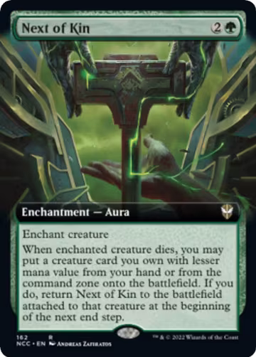Next of Kin (Extended Art) (162), Commander: Streets of New Capenna — Magic card price