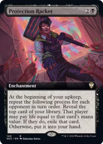 Protection Racket (Extended Art) (140), Commander: Streets of New Capenna — Magic card price