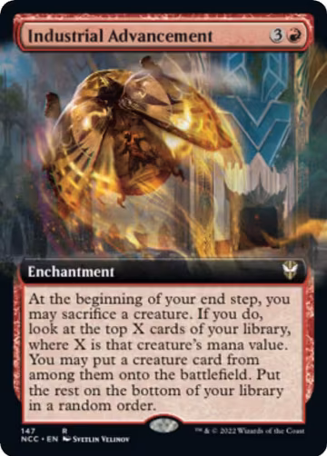 Industrial Advancement (Extended Art) (147), Commander: Streets of New Capenna — Magic card price