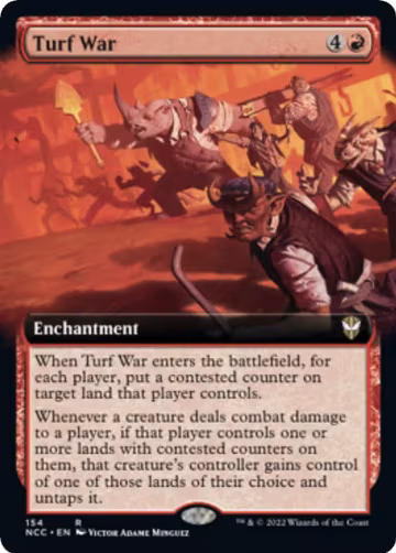 Turf War (Extended Art) (154), Commander: Streets of New Capenna — Magic card price