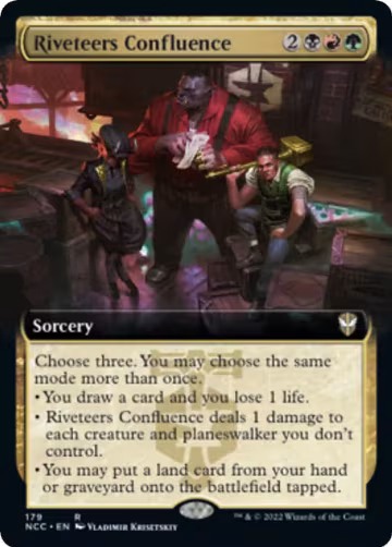 Riveteers Confluence (Extended Art) (179), Commander: Streets of New Capenna — Magic card price