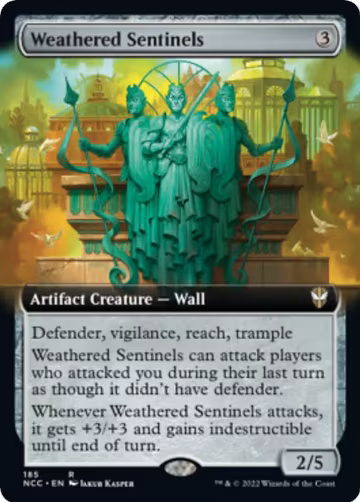 Weathered Sentinels (Extended Art) (185), Commander: Streets of New Capenna — Magic card price