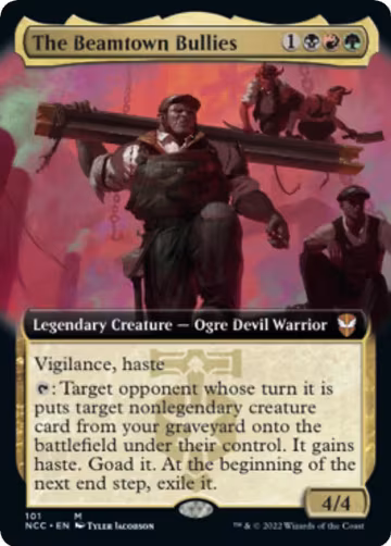 The Beamtown Bullies (Extended Art) (101), Commander: Streets of New Capenna — Magic card price