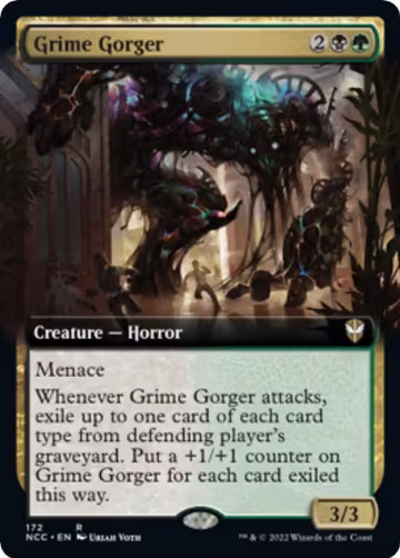 Grime Gorger (Extended Art) (172), Commander: Streets of New Capenna — Magic card price