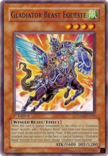 Gladiator Beast Equeste (TDGS-EN024), The Duelist Genesis — Yu-Gi-Oh! card price