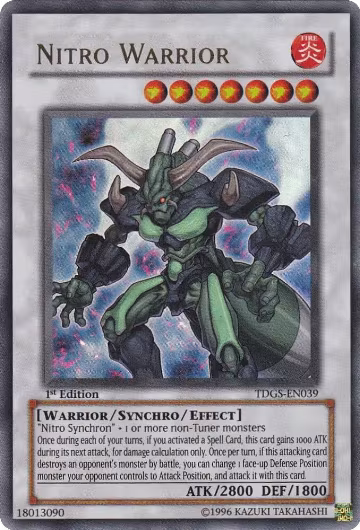 Nitro Warrior (TDGS-EN039), The Duelist Genesis — Yu-Gi-Oh! card price