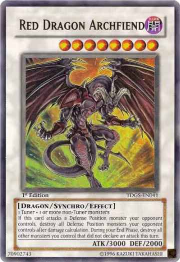 Red Dragon Archfiend (TDGS-EN041), The Duelist Genesis — Yu-Gi-Oh! card price