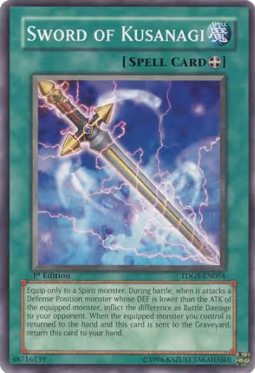 Sword of Kusanagi (TDGS-EN054), The Duelist Genesis — Yu-Gi-Oh! card price