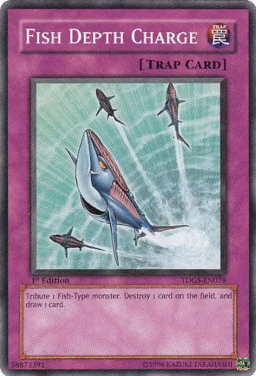 Fish Depth Charge (TDGS-EN078), The Duelist Genesis — Yu-Gi-Oh! card price