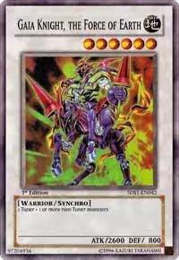 Gaia Knight, the Force of Earth (Super Rare) (5DS1-EN042) — card price