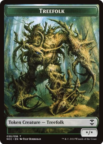 Treefolk // Spider Double-Sided Token (30 // 29), Commander: Streets of New Capenna — Magic card price