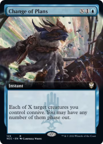 Change of Plans (Extended Art) (125), Commander: Streets of New Capenna — Magic card price