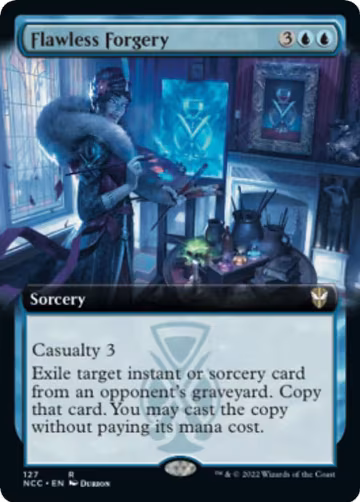 Flawless Forgery (Extended Art) (127), Commander: Streets of New Capenna — Magic card price