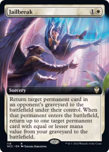 Jailbreak (Extended Art) (118), Commander: Streets of New Capenna — Magic card price