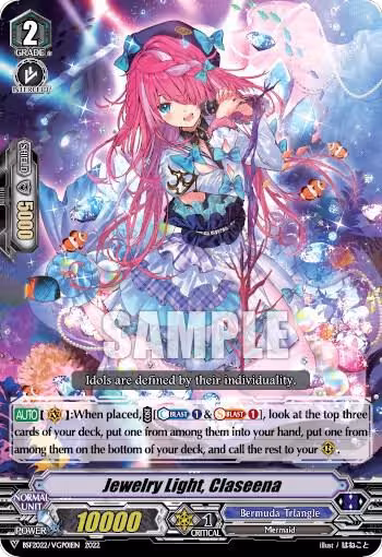 Jewelry Light, Claseena (BSF2022/VGP01EN 2022), Bushiroad Event Cards — Vanguard card price