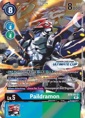 Paildramon - ST9-05 (Ultimate Cup 2022) (ST9-05 SR) — card price