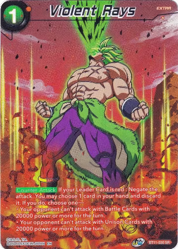 Violent Rays (BT11-030), Collector's Selection Vol. 2 — DB Super card price