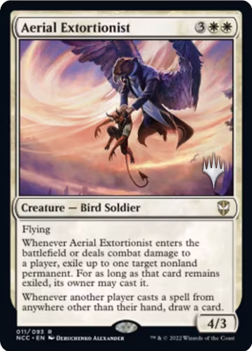 Aerial Extortionist (11), Promo Pack: Streets of New Capenna — Magic card price