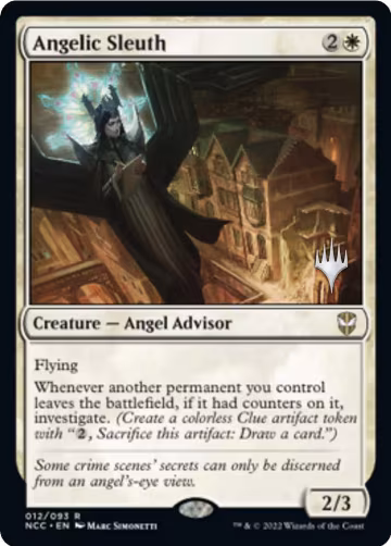 Angelic Sleuth (12), Promo Pack: Streets of New Capenna — Magic card price