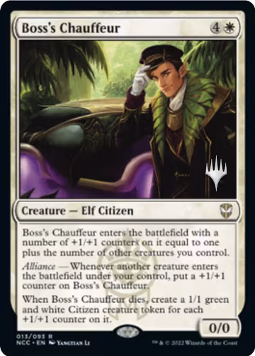 Boss's Chauffeur (13), Promo Pack: Streets of New Capenna — Magic card price