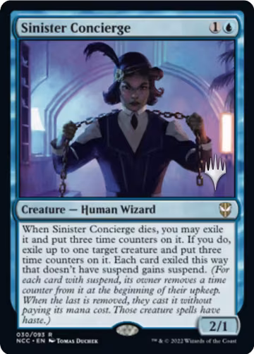 Sinister Concierge (30), Promo Pack: Streets of New Capenna — Magic card price