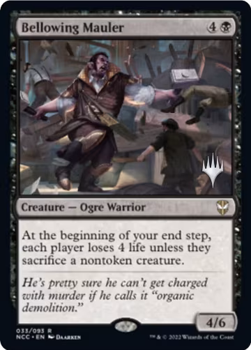 Bellowing Mauler (33), Promo Pack: Streets of New Capenna — Magic card price
