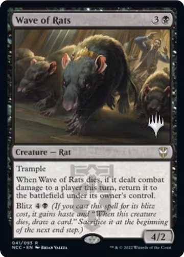 Wave of Rats (41), Promo Pack: Streets of New Capenna — Magic card price