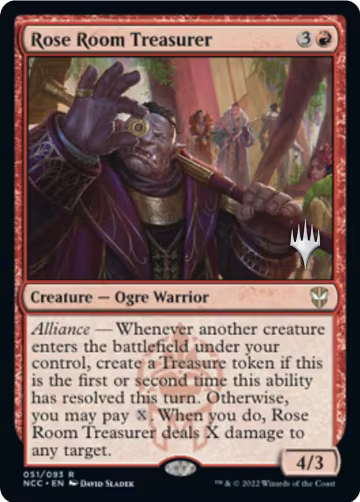 Rose Room Treasurer (51), Promo Pack: Streets of New Capenna — Magic card price