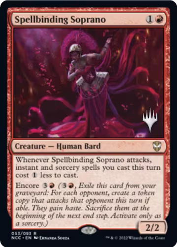 Spellbinding Soprano (53), Promo Pack: Streets of New Capenna — Magic card price